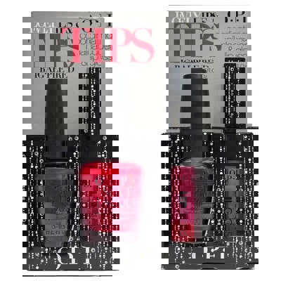 OPI Nail Polish Lacquer - Lovely Lips & Tips Gift Set - Big Apple Red!