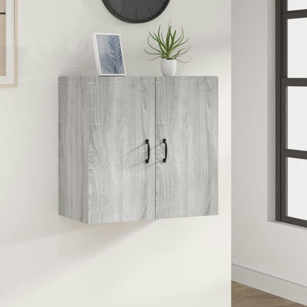 Berkfield Wall Cabinet Grey Sonoma 60x31x60 cm Engineered Wood