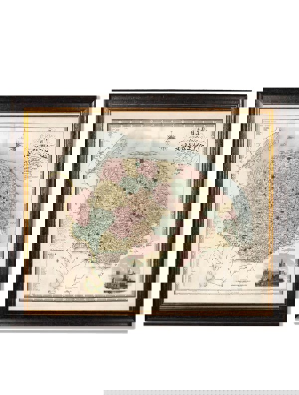 Exceptional Art c.1830 County Maps of England