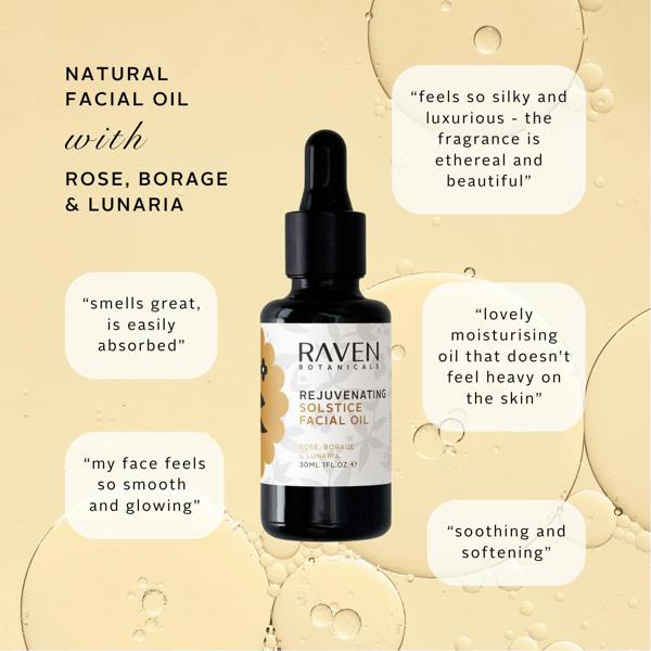 Raven Botanicals Solstice Rejuvenating Facial Oil