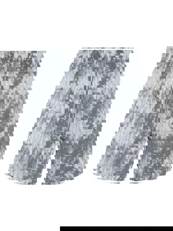 AMIRI Tie Dye All Over Logo Swim Shorts - Grey