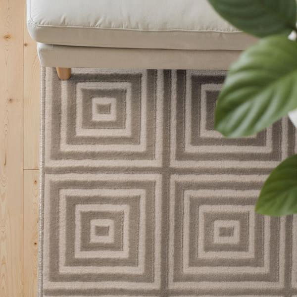 Hanse Home Perles Shortpile Tourmaline White Rug