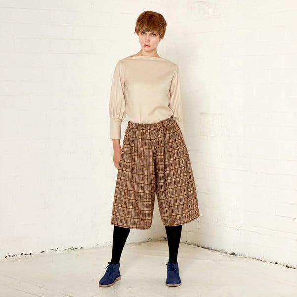 Bo Carter Loni Wool Culottes - Brown