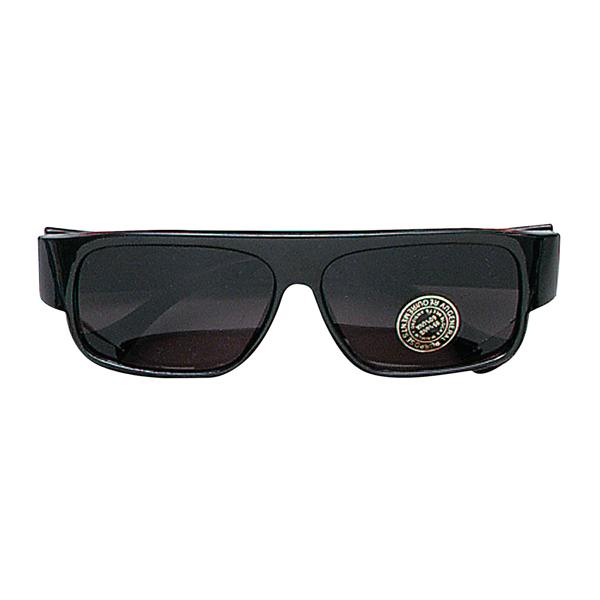 Bristol Novelty Unisex Adults Block Style Glasses - Black - 