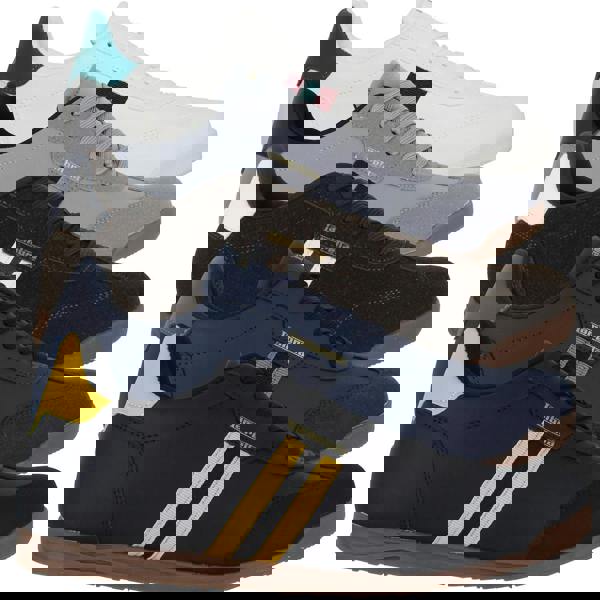 Lambretta Tackle Mens Casual Smart Lace Up Retro Trainers