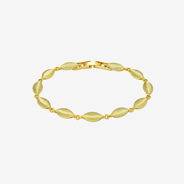 Uchi & Soto Nekomeishi Green Cats Eye Bracelet