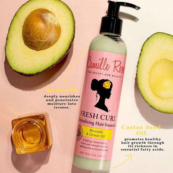 Camille Rose Fresh Curl Smoother 8oz – enhances curl definition