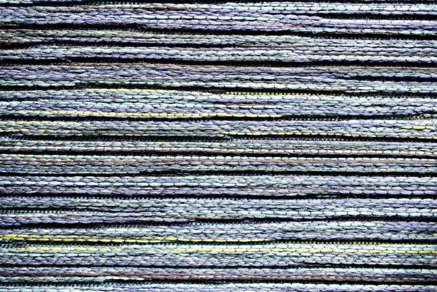 Brighton Rug - Blue/Yellow