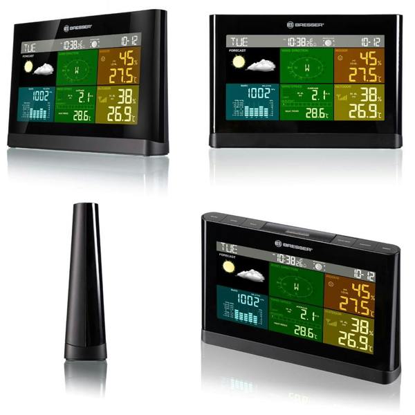 Bresser 5-in-1 Comfort Weather Station with Colour Display - Black