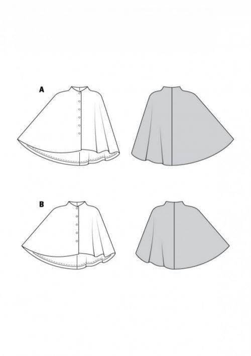 Burda Sewing Pattern 6063 Capes For Women, 8-18 (34-44) - Easy
