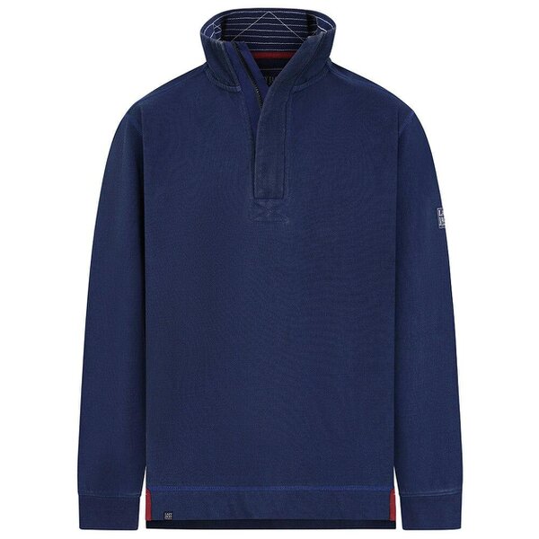 Lazy Jacks LJ700 - Mens Pique 1/4 Zip Sweatshirt - Marine