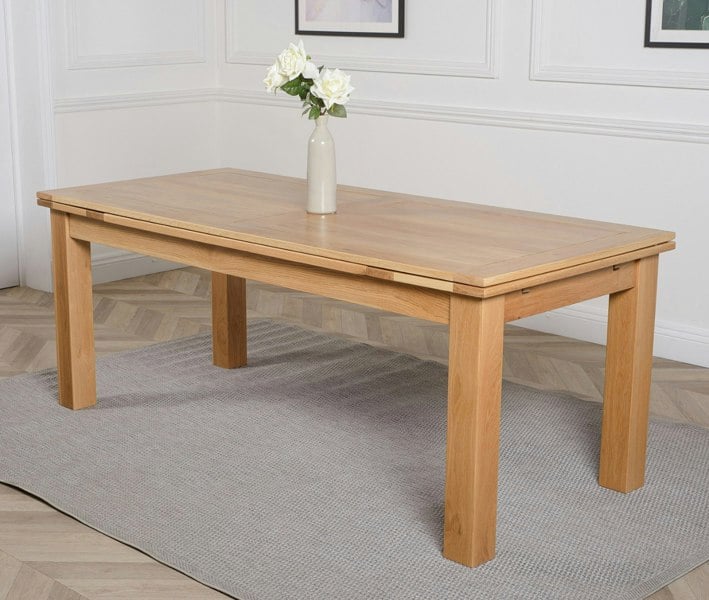 That's Furniture Richmond Solid Oak Extendable Dining Table - 200 to 280cm