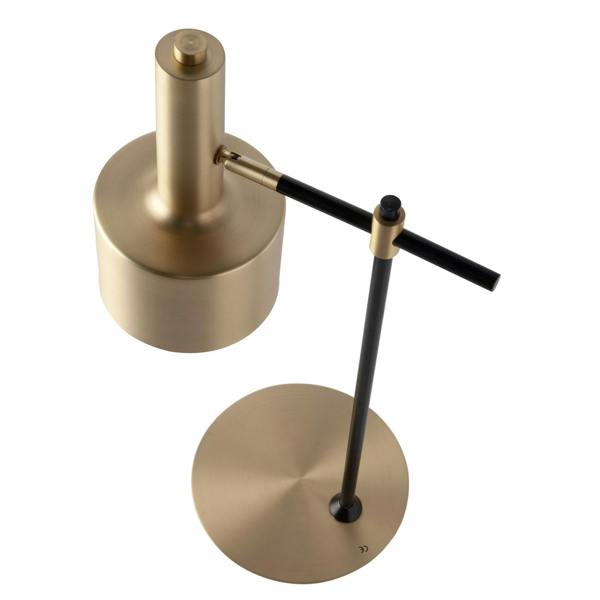 Angel Cerdá Floor lamp gold aluminium and black steel 8069