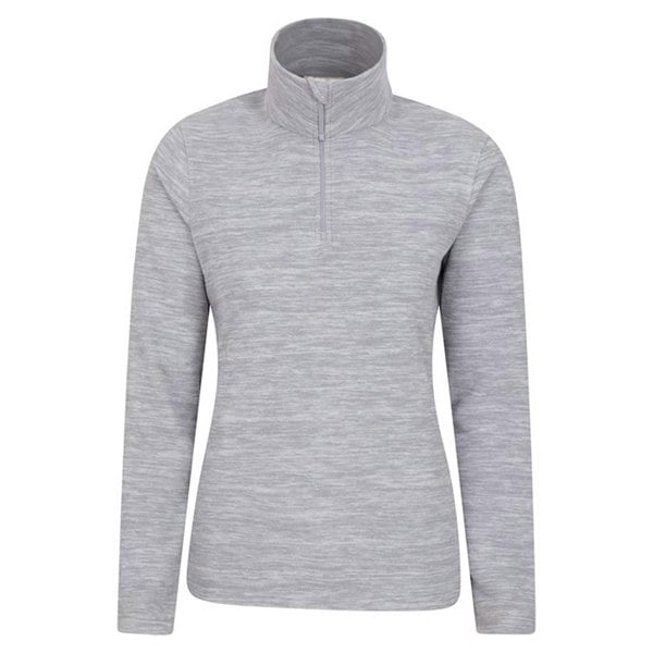 Mountain Warehouse Womens/Ladies Snowdon Melange Fleece Top - Grey