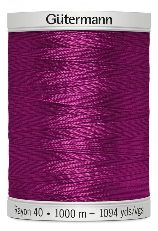 Gutermann No 40 Sulky Rayon Embroidery Thread 1000m Rayon Thread Suitable For Embroidery