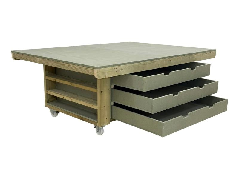Arbor Garden Solutions Art/craft table, project workbench with storage V.4