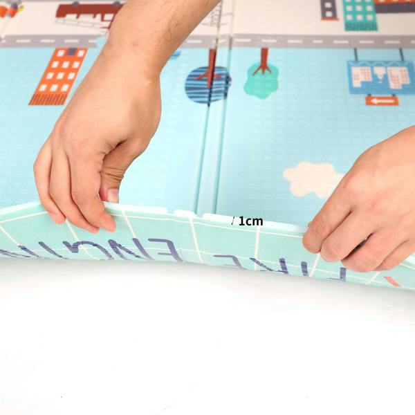 HYGRAD BUILT TO SURVIVE Baby Play Mat Baby Crawling Mat Reversible Baby Floor Mat Soft Padded Foam Foldable Portable