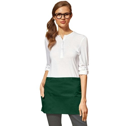 Premier Ladies/Womens Colours 3 Pocket Apron / Workwear - Bottle