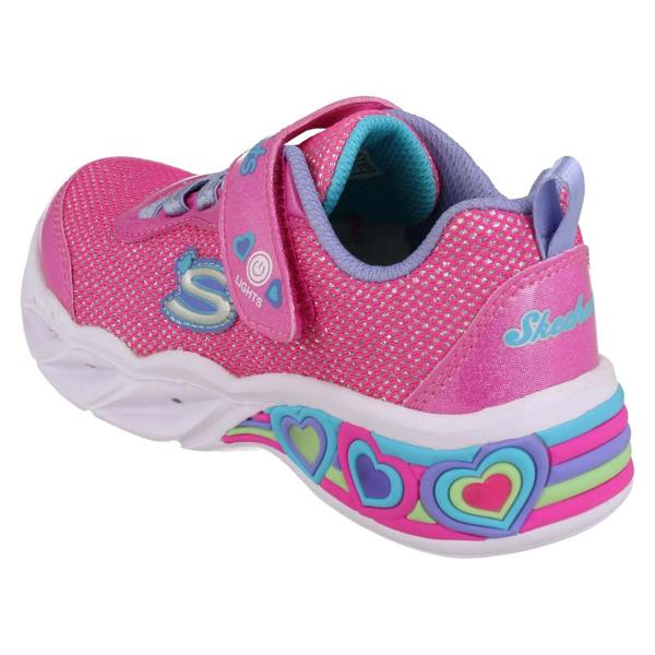 Skechers Girls Skechers Light Up Trainers Shimmer Spells 302304