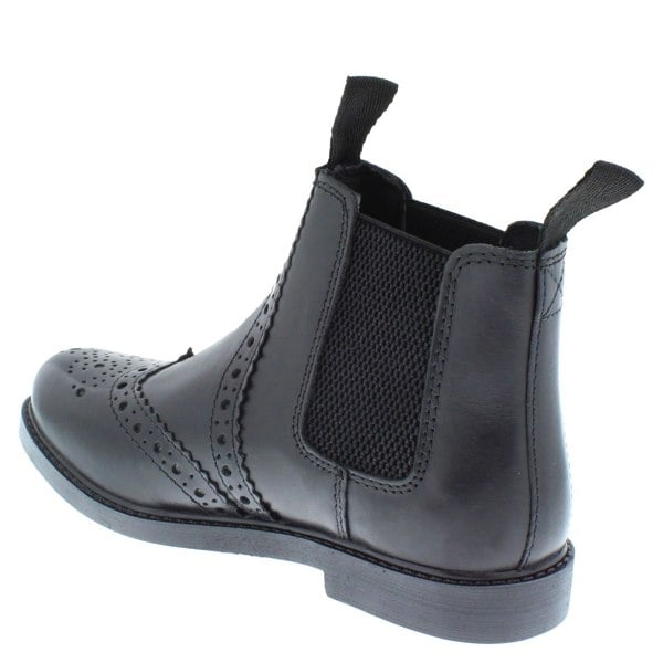 Frank James Cheltenham Boys Girls Brogue Chelsea Leather Jodphur Boots