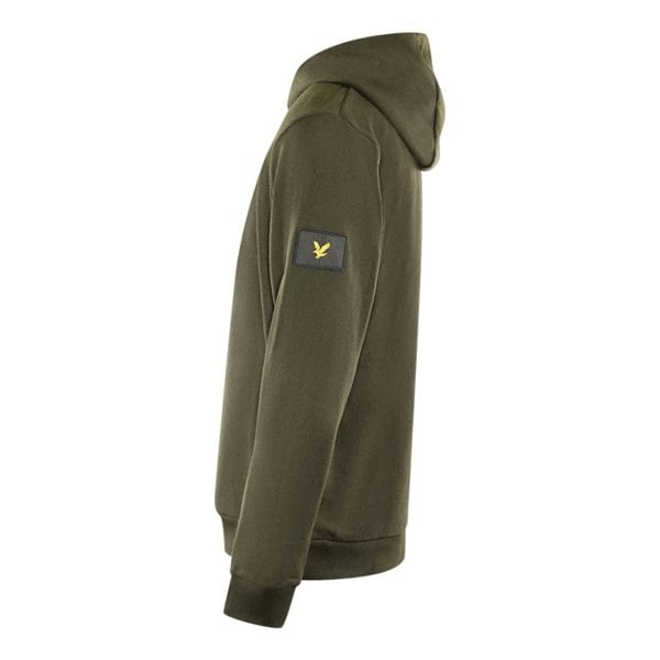 Lyle & Scott Plain Pull-Over Hoodie - Green