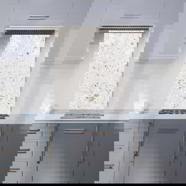 Warren Reed - Designer Off Grey Quartz Effect Kitchen Splashback