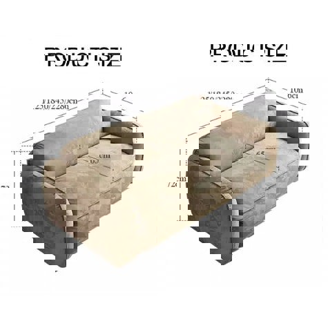 Ollie Two Seater Mini Sofa, Velvet-Rit Concept-Rit Concept