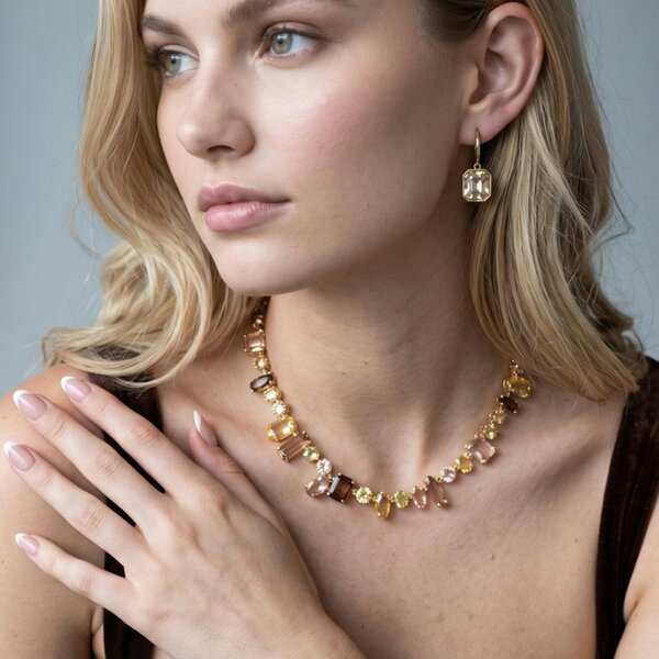 Uchi & Soto Shikaku Square Stone Hoops