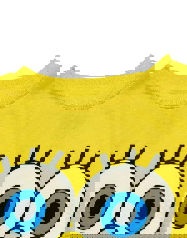 SpongeBob SquarePants Unisex Kids Multicoloured Big Face And AOP Multi-Pack of 2 Long Sleeve Long Leg Pyjama Set