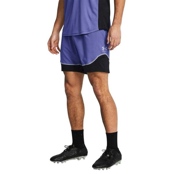 Under Armour Mens Pro 2 in 1 Relaxed Fit Shorts - Navy - 