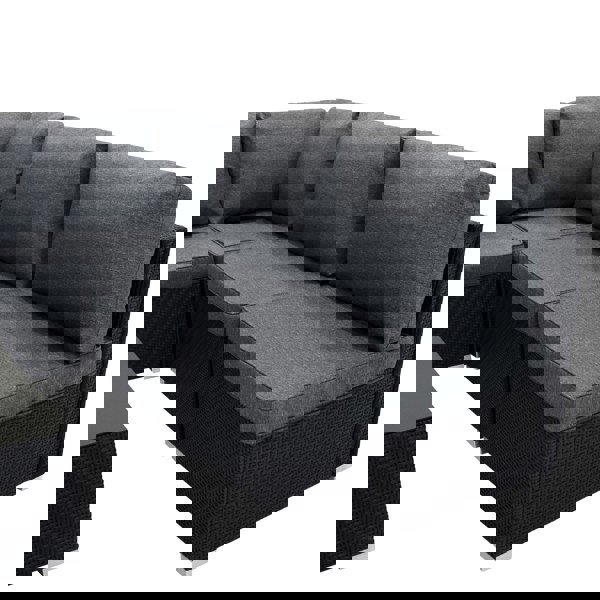 Jardi Serafina Rattan Modular 7 Piece Furniture Set - Black