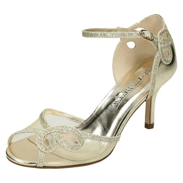 Anne Michelle Ladies Anne Michelle Mid Heel Sandals