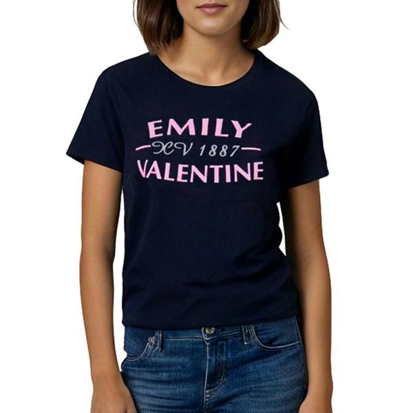 Ellis Rugby Vintage Women's Rugby T-Shirt Emily Valentine Navy