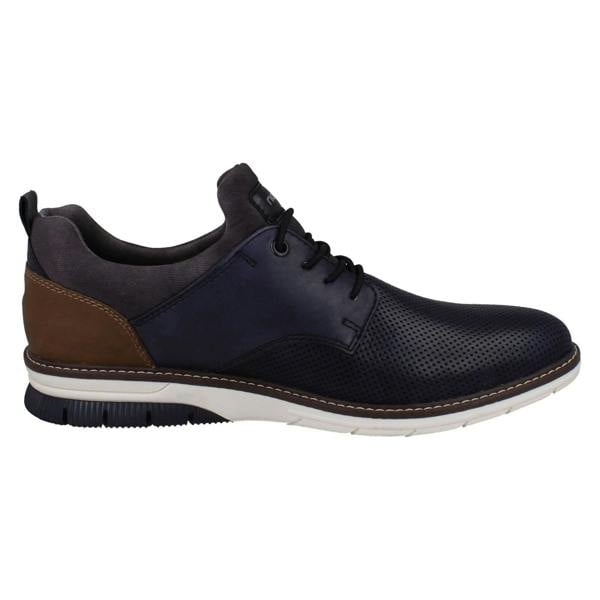 Rieker Mens Rieker Smart Casual Leather Lace Up Shoes 14450
