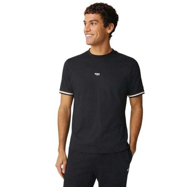 Boss Mens Cotton Blend T-Shirt - Black - 