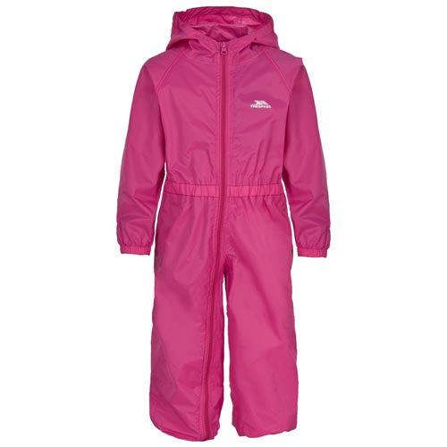 Kids Trespass Button Waterproof All-In-One Suit