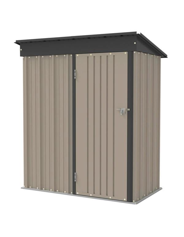 5x3 Foot Metal Garden Shed
