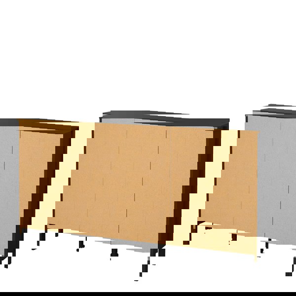 Furniture To Go Barcelona Sideboard 2 doors + 3 drawers  in Matt Black