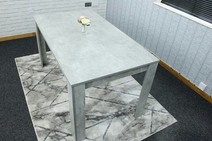 Kosy Koala Wooden Dinning Table In Stone Grey Effect