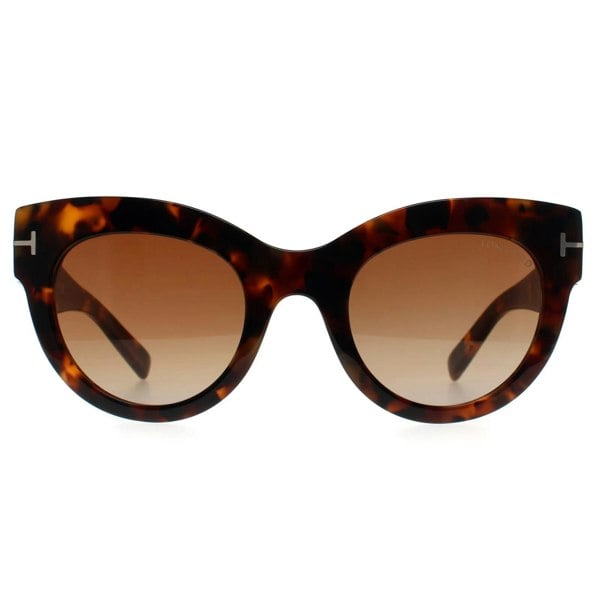 Tom Ford Sunglasses Lucilla FT1063 52T Dark Havana Gradient Bordeaux