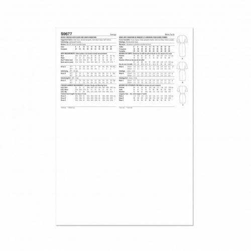 Simplicity Sewing Pattern 9677, Dresses for Women, H5 (6-8-10-12-14) - Intermediate