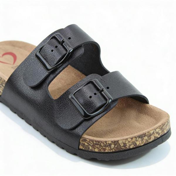 Heavenly Feet HARMONY2 Mules Sandals   in  Black