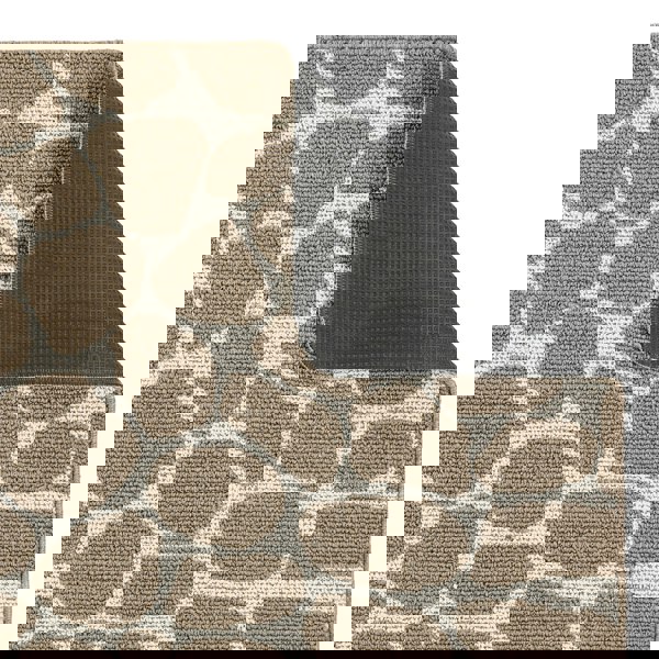 My Mat Sculptured Washable Patterened Pebble Mink