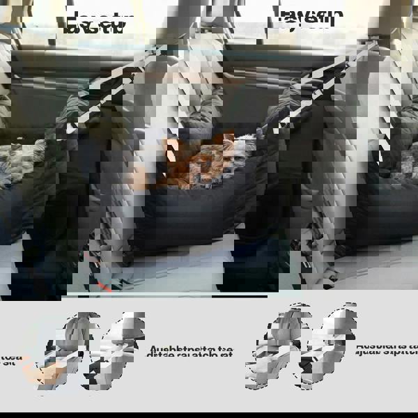 Skylos Dog Car Seat Travel Bed Carrier Portable Pet Booster Seat Washable Puppy