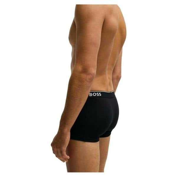 Boss Mens Bodywear Logo Boxer Shorts (Pack of 3) - Grey/Black - 