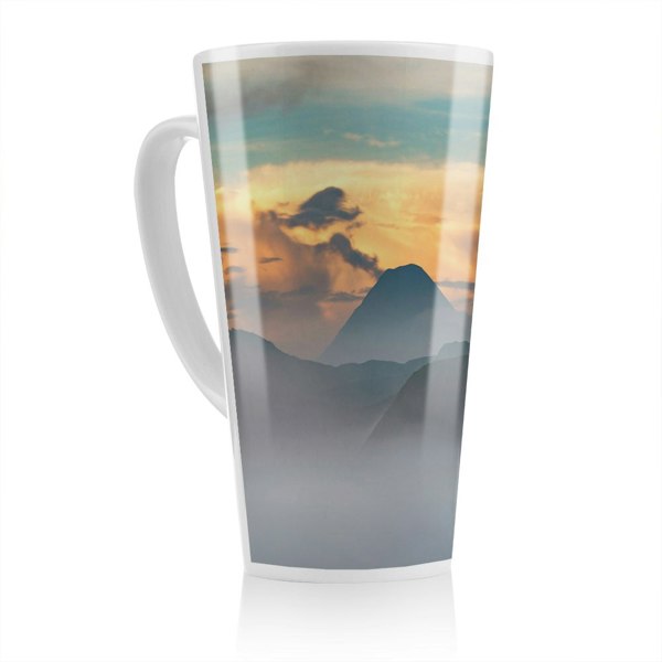 Benjamin Tate Design Bromo in morning time Designer Latte Mug Designer Latte Mug