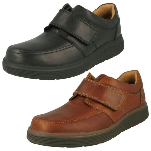 Clarks Mens Clarks Hook & Loop Formal Moccasins Un Abode Strap