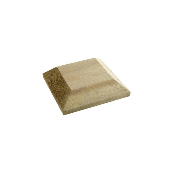 Snowdon Timber Treated Fence Post Cap (T) 27mm (W) 115mm