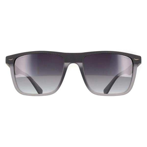 Police Sunglasses SPLE02 Gator 2 968P Matte Dark Grey Smoke Gradient