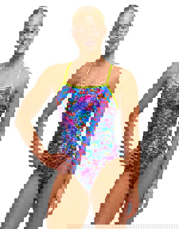 Funkita Sea Life Single Strap Swimsuit - Blue/Multi